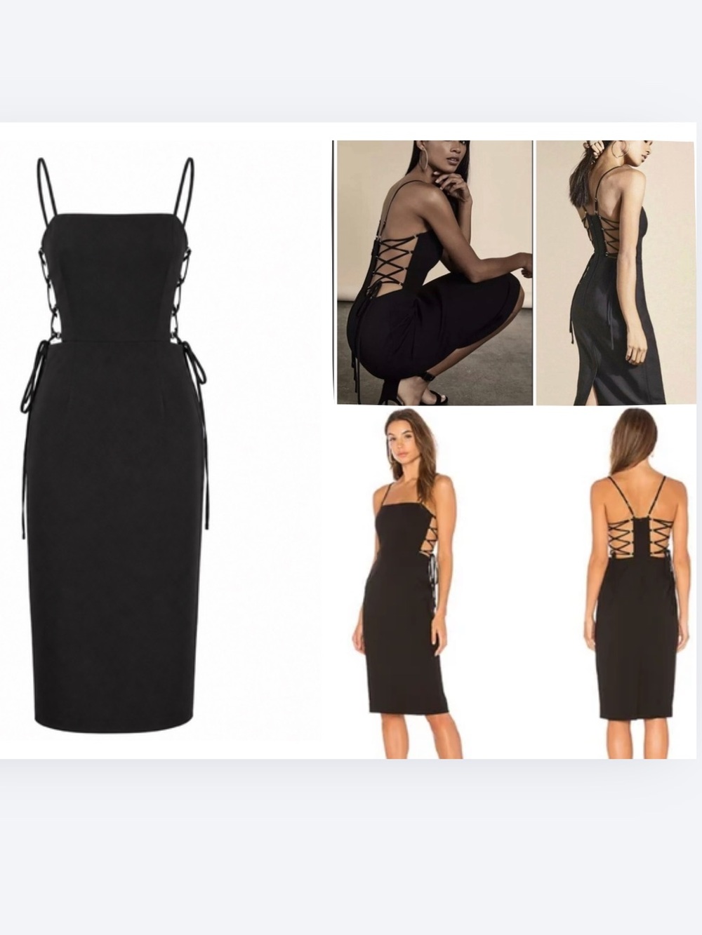 BCBG MAXAZRIA ESMEE LACE-UP Dress.